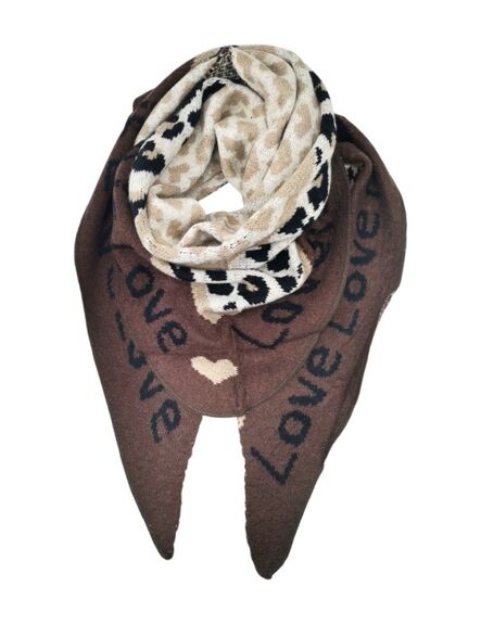 Écharpe Love choco