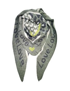 Écharpe Love kaki