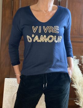 Haut vivre d’amour bleu