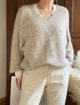 Pull Alma taupe