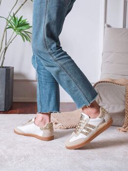 Baskets Iris beige