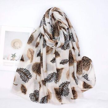 Foulard Adèle taupe