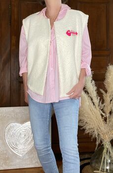 Gilet Fish rose