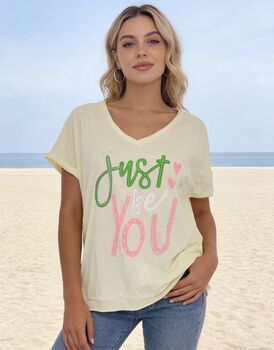 Tee-shirt Just jaune