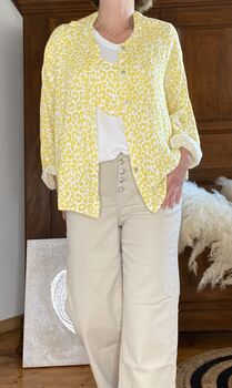 Chemise Valentine jaune