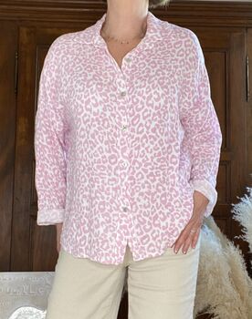 Chemise Valentine rose pâle