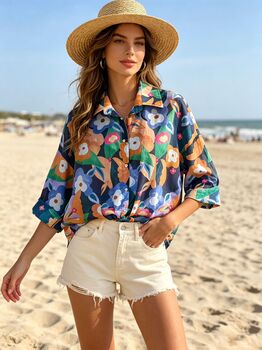 Chemise Lola bleue