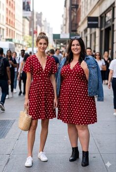 Robe à pois
