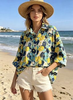 Chemise Lola bleue