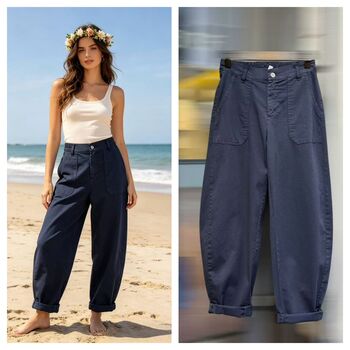 Pantalon ballon marine