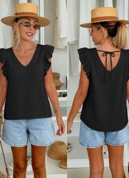 Top Paloma noir