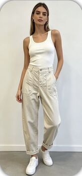 Pantalon ballon beige
