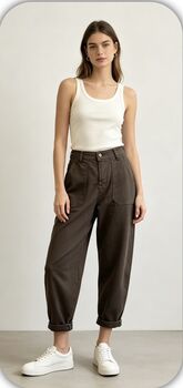 Pantalon ballon choco