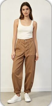Pantalon ballon taupe