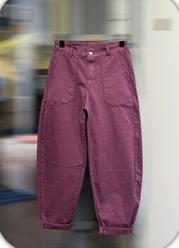 Pantalon ballon bordeaux
