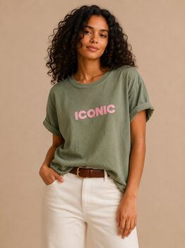 Tee-shirt Iconic kaki