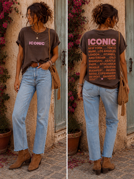 Tee-shirt Iconic choco