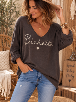 Pull fin Bichette choco