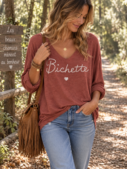 Pull fin Bichette rouille