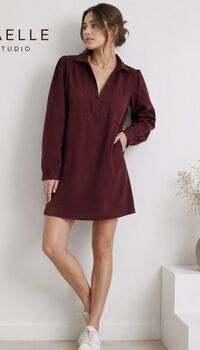 Robe Alba bordeaux