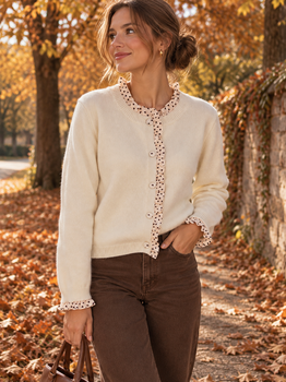 Gilet Lana écru