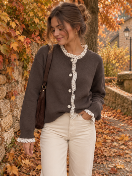 Gilet Romane choco