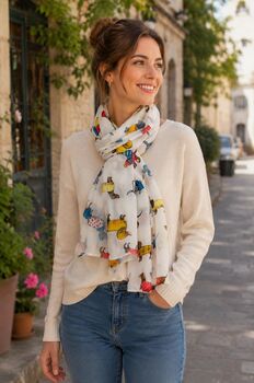 Foulard Dog écru