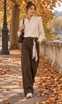 Pantalon Mia choco