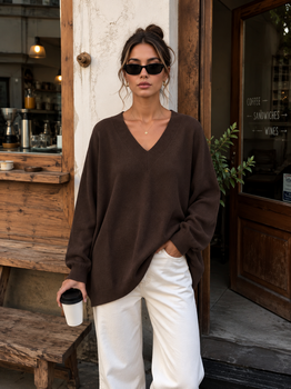 Pull oversize choco