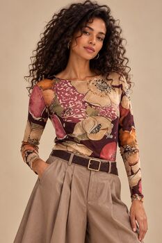Sous pull Louise bordeaux