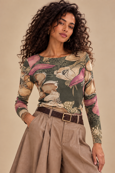 Sous pull Louise kaki