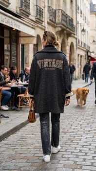 Manteau Vintage noir
