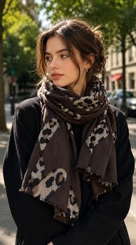 Foulard Coeurs choco