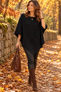 Poncho Etoile noir
