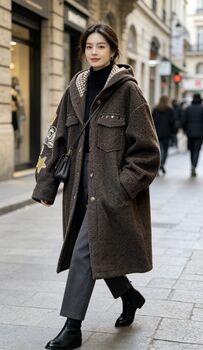 Manteau Memories choco