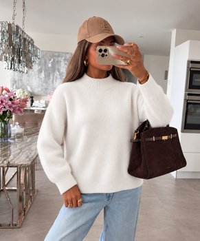 Pull Leonie blanc
