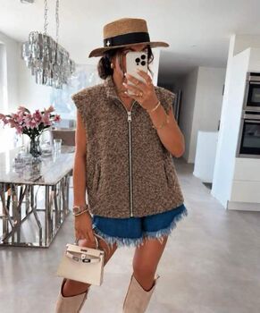 Gilet Julia choco