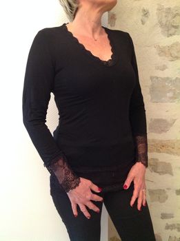Sous pull dentelle