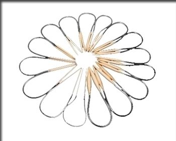 Aiguilles circulaires en bambou