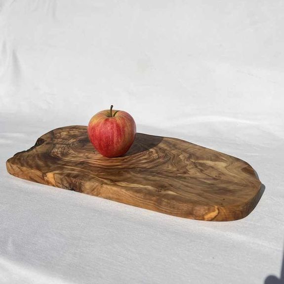 PLANCHE À DÉCOUPER En D'Olivier, Rectangulaire Avec Arrondies Coins PLANCHE À DÉCOUPER En D'Olivier, Rectangulaire Avec Arrondies Coins