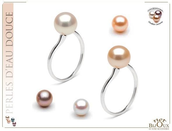 Bague Argent 925 et perle de culture REF:BG-VAGUE-AG-ODH