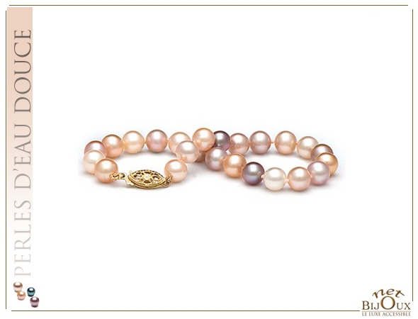 bracelet en perles de culture d'eau douce baroques multicolor fait main bracelet en perles de culture d'eau douce baroques multicolor fait main