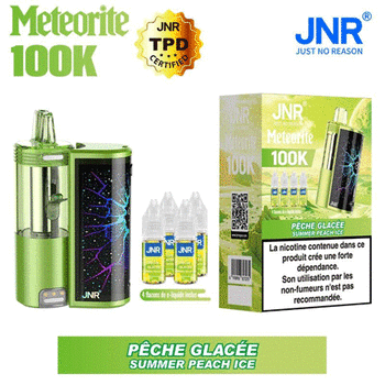 Meteorite 100K + 4 x 10 ml Summer Peach - JNR