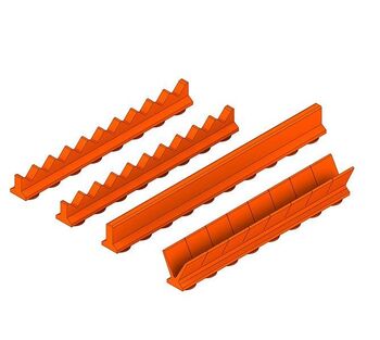 Silicone Refill for Cassette 18x20 - 10 GALAXY notches + free area