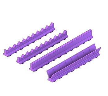 Silicone Refill for Cassette 18x20 - 10 GALAXY notches + free area