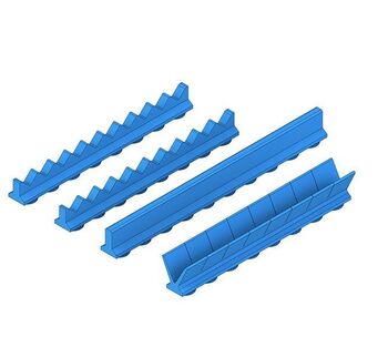 Silicone pour Cassette 18 x 20 - 10 encoches GALAXY + espace libre