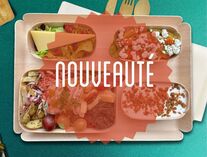 Plateau repas - Poulet "couleurs d'automne"