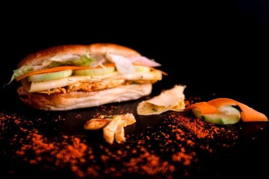 Mini-pain viennois - Poulet façon banh Mi