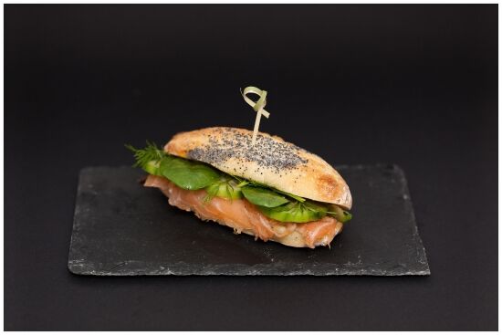 Mini-pain viennois - Truite gravlax rainbow