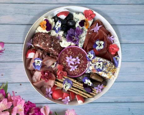 Grazing platter Lavande : planche mixte sans porc & fromages pasteurisés (950g)